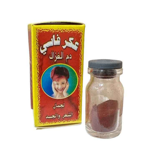 Aker Fassi en polvo Hecho de amapola y cáscaras de granada secas,