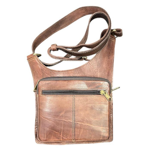 Bandolera unisex de piel de cabra - Look Todo Piel