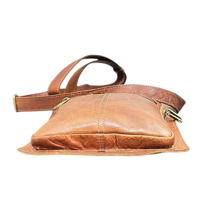 Bandolera unisex de piel de cabra - Look Todo Piel