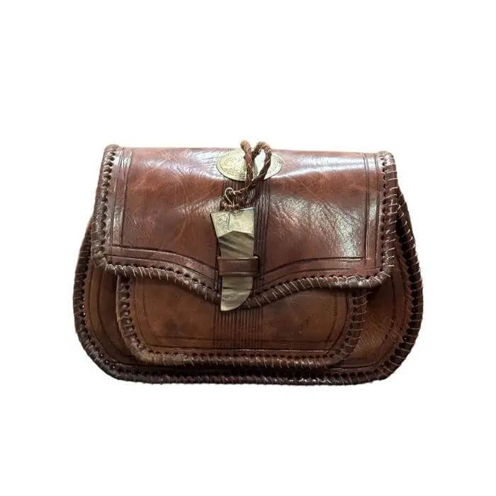 Bolso alambra hecho a mano de piel natural para mujer - Look Todo Piel