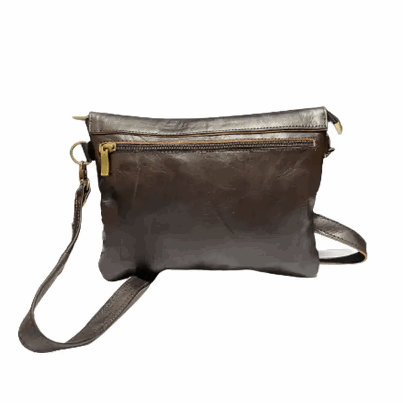 Descubre la elegancia del bolso bandolera en piel natural - Look Todo Piel