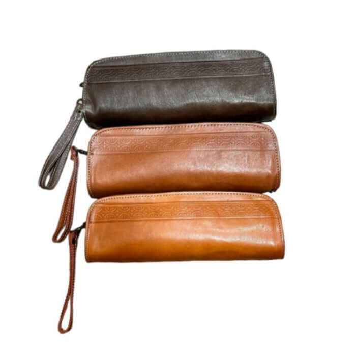 Estuche Essentials de Cuero Grande - Piel de Cabra Premium