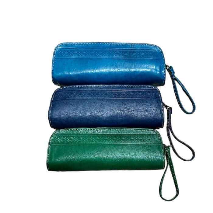 Estuche Essentials de Cuero Grande - Piel de Cabra Premium