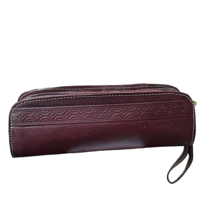 Estuche Essentials de Cuero Grande - Piel de Cabra Premium