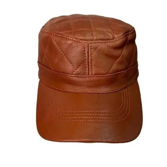 Gorra unisex de piel natural ajustable - Look Todo Piel