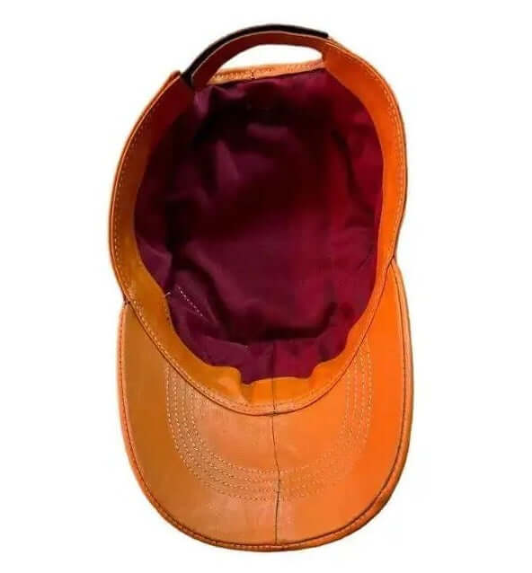 Gorra unisex de piel natural ajustable - Look Todo Piel