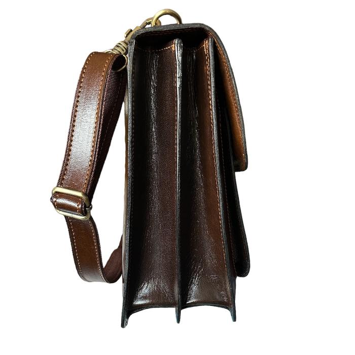 Maletín cartera elegante de cuero natural - kotubia