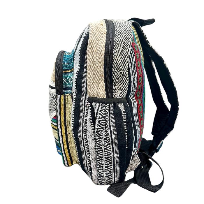 Mochila Nepal unisex  de Algodón 100% natural. - Look Todo Piel
