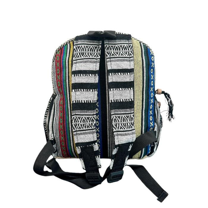 Mochila Nepal unisex  de Algodón 100% natural. - Look Todo Piel