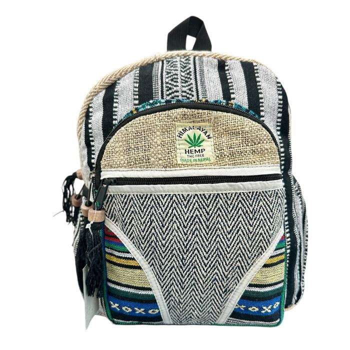 Mochila Nepal unisex  de Algodón 100% natural. - Look Todo Piel