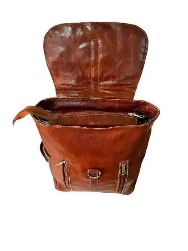 Mochila Vereda - Mochila de Piel Natural Artesanal