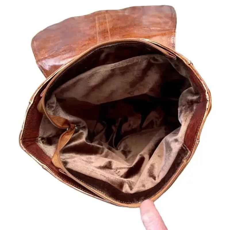 Mochila Vereda - Mochila de Piel Natural Artesanal