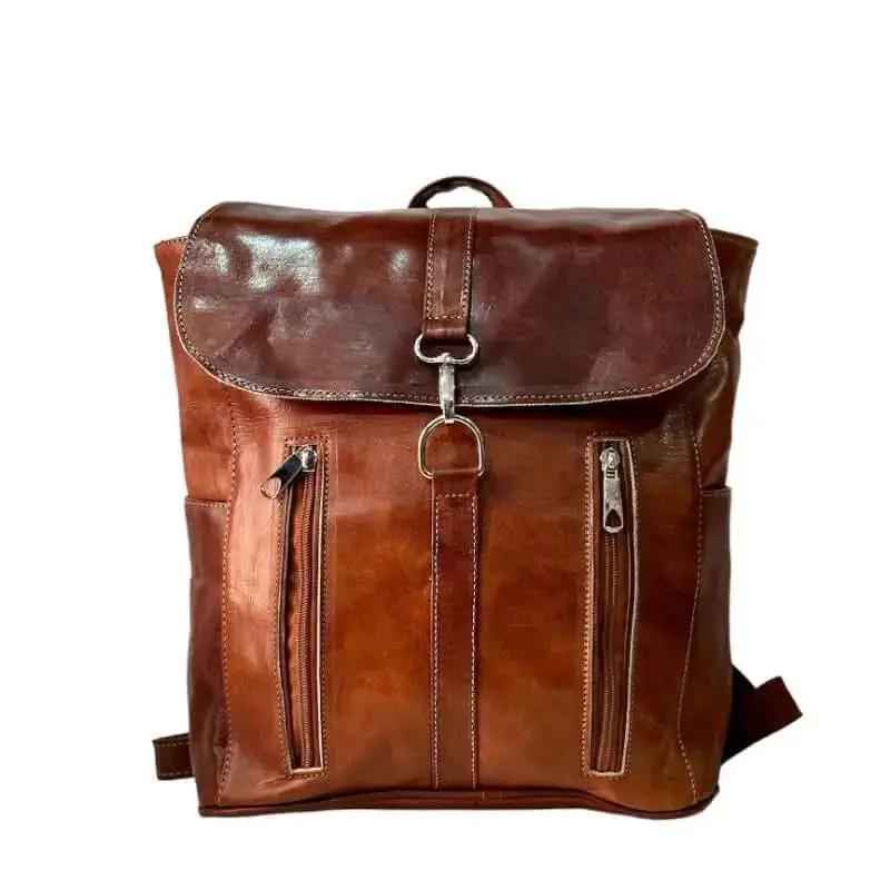 Mochila Vereda - Mochila de Piel Natural Artesanal