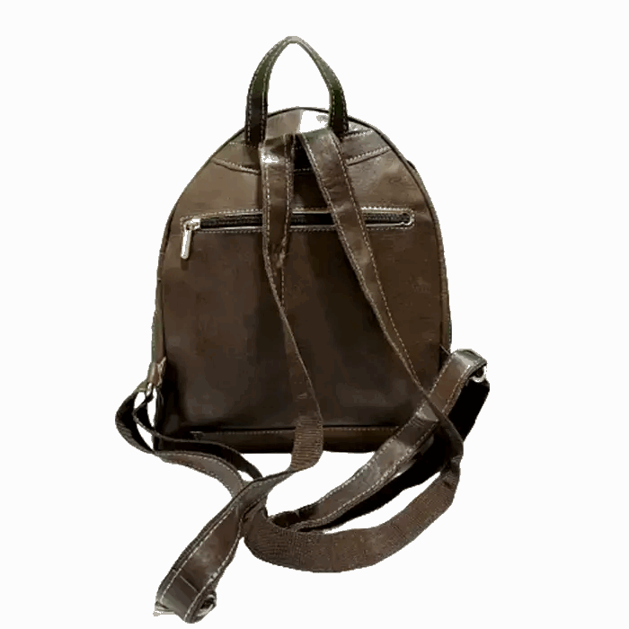 Mochila artesanal de piel natural. (sport) - Look Todo Piel