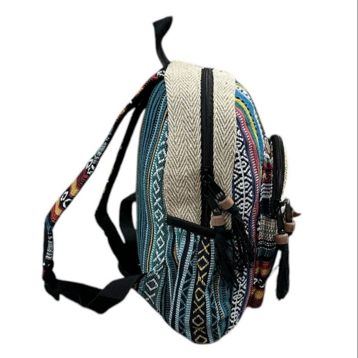 Mochila de algodón artesanal Himalayan - Look Todo Piel