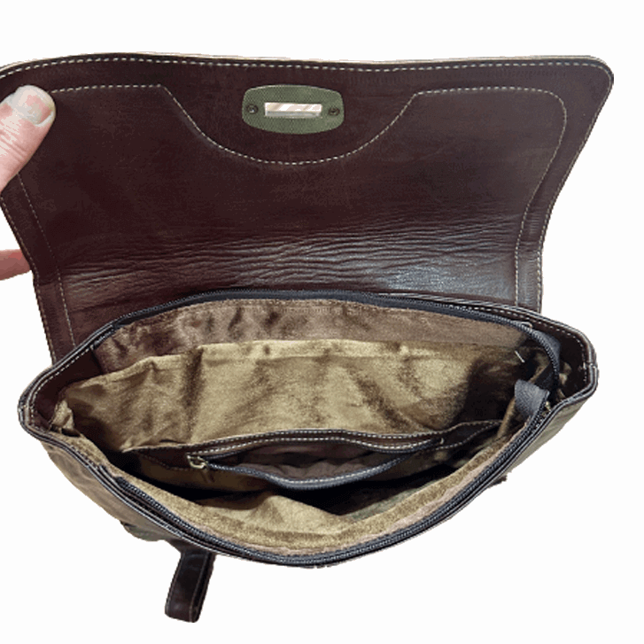 Mochila  de cuero natural. Mochila  unisex - Look Todo Piel