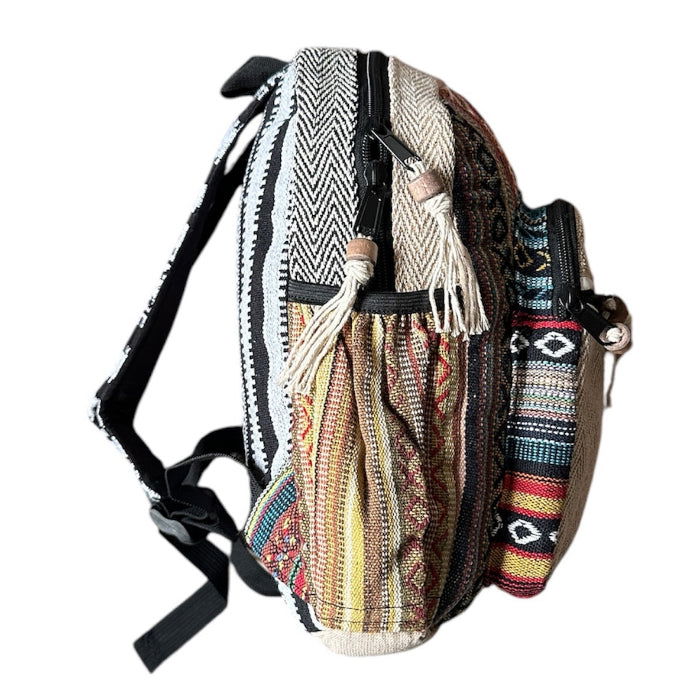 Mochila unisex  de algodón 100% natural. Himalayan - Look Todo Piel