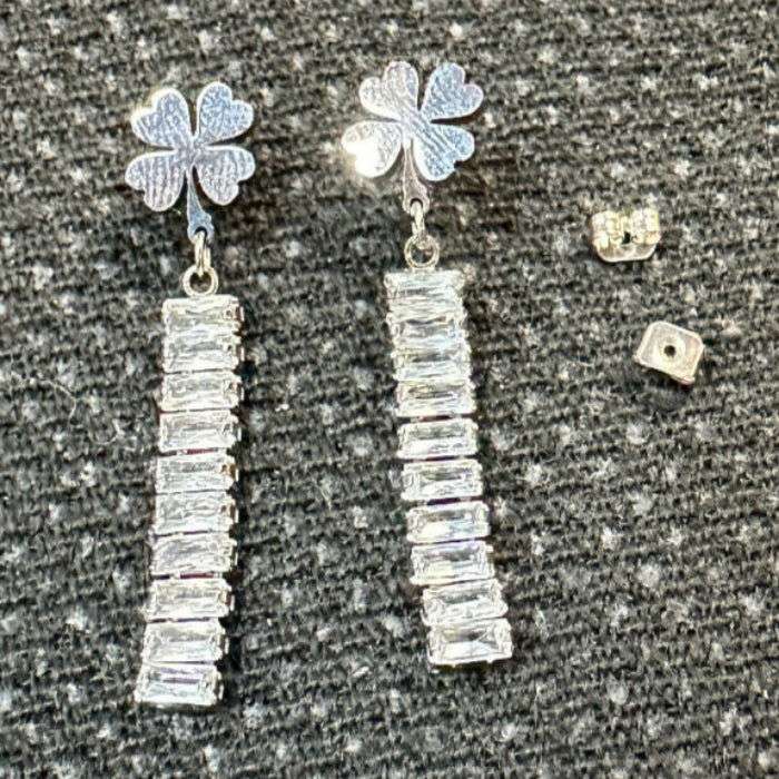 Pendientes en forma de escalera de moda para mujer