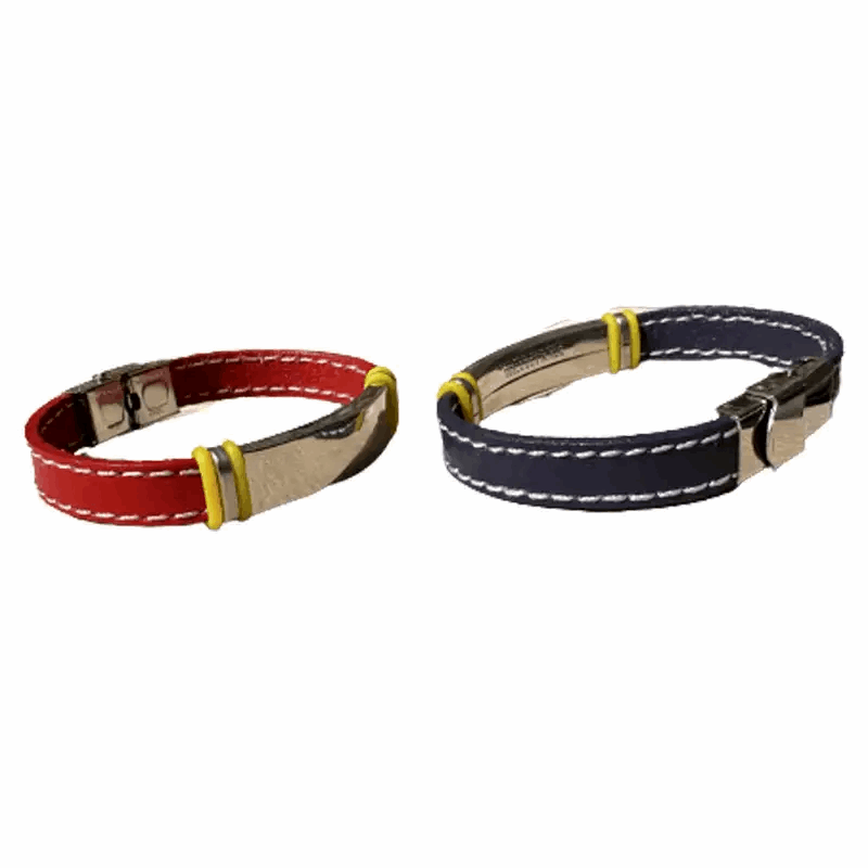 Pulsera de moda unisex en piel natural - Look Todo Piel