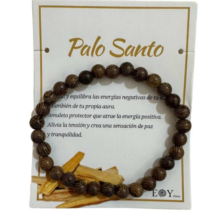 Pulsera Palo Santo unisex - Look Todo Piel