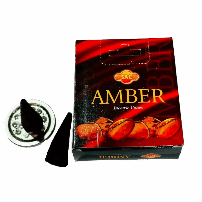 ncienso Amber Luz | Ámbar 100% Natural y Ecológico (12 Conos)